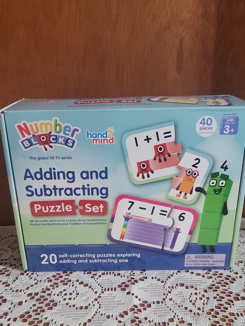 Blue and Green Numberblocks Adding and Subtracting Puzzle Set Factory Sealed